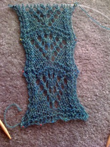 Eyelet Fan Scarf